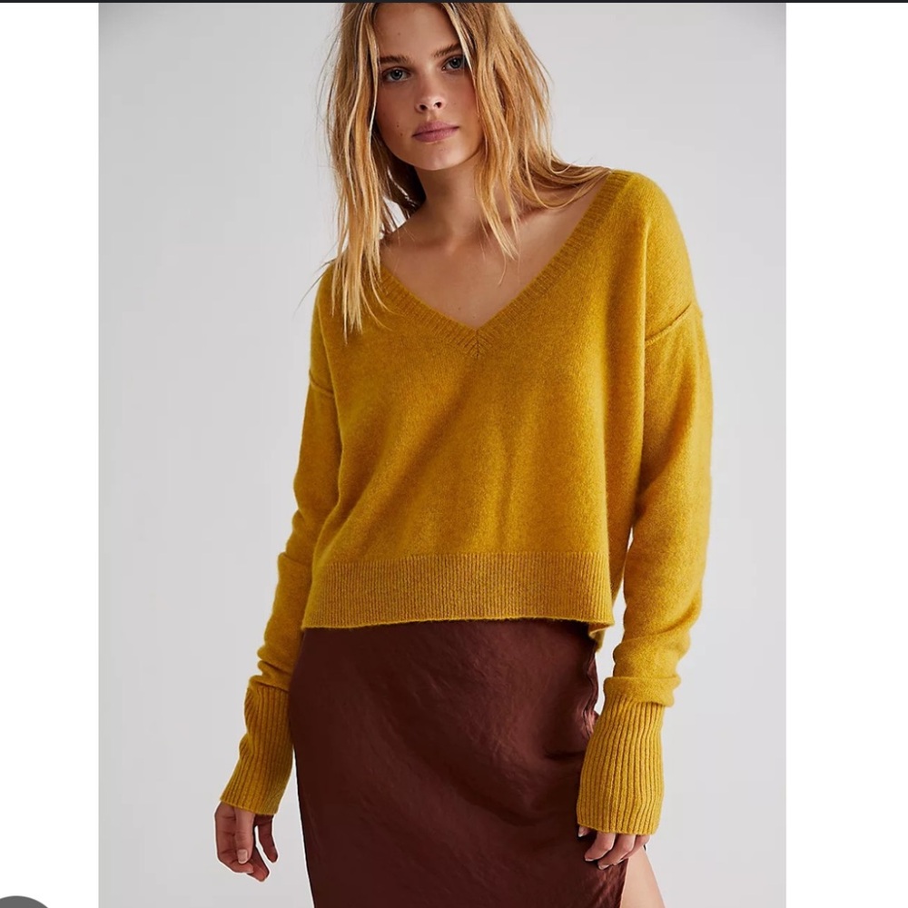 Free People 100% Cashmere Pullover size M